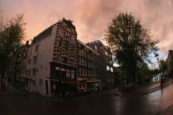 Prinsengracht / Leidsegracht at night