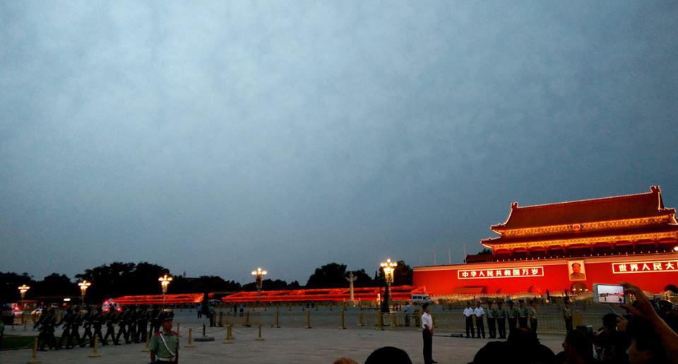 Change of the guards at Tiananman Square 2