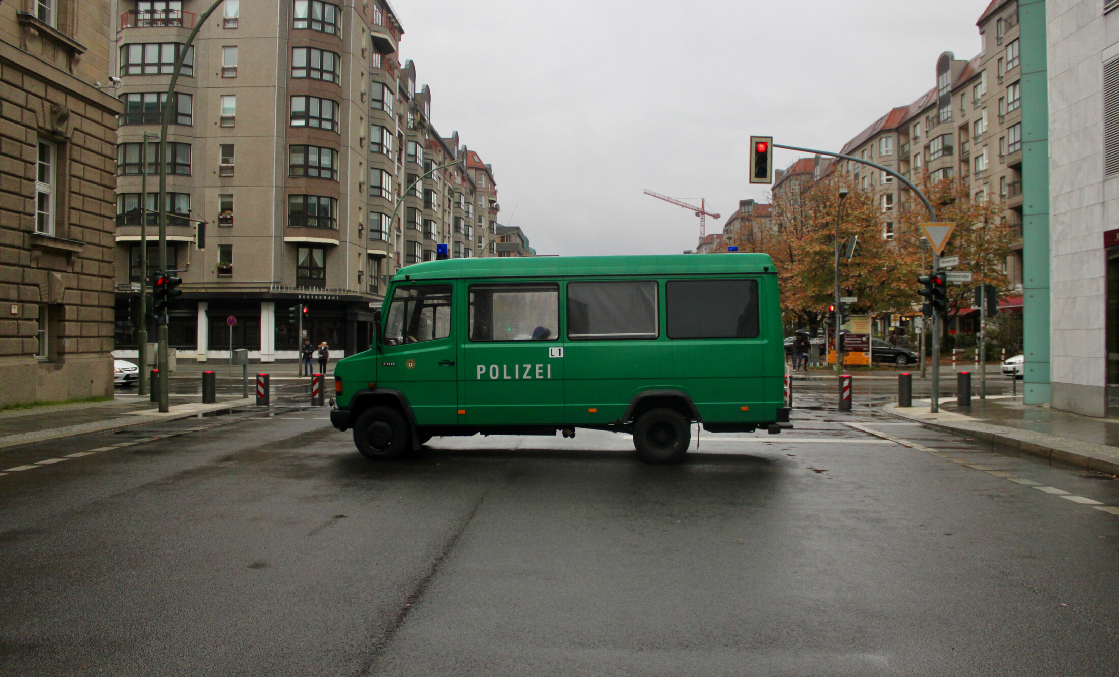 police car in berlin