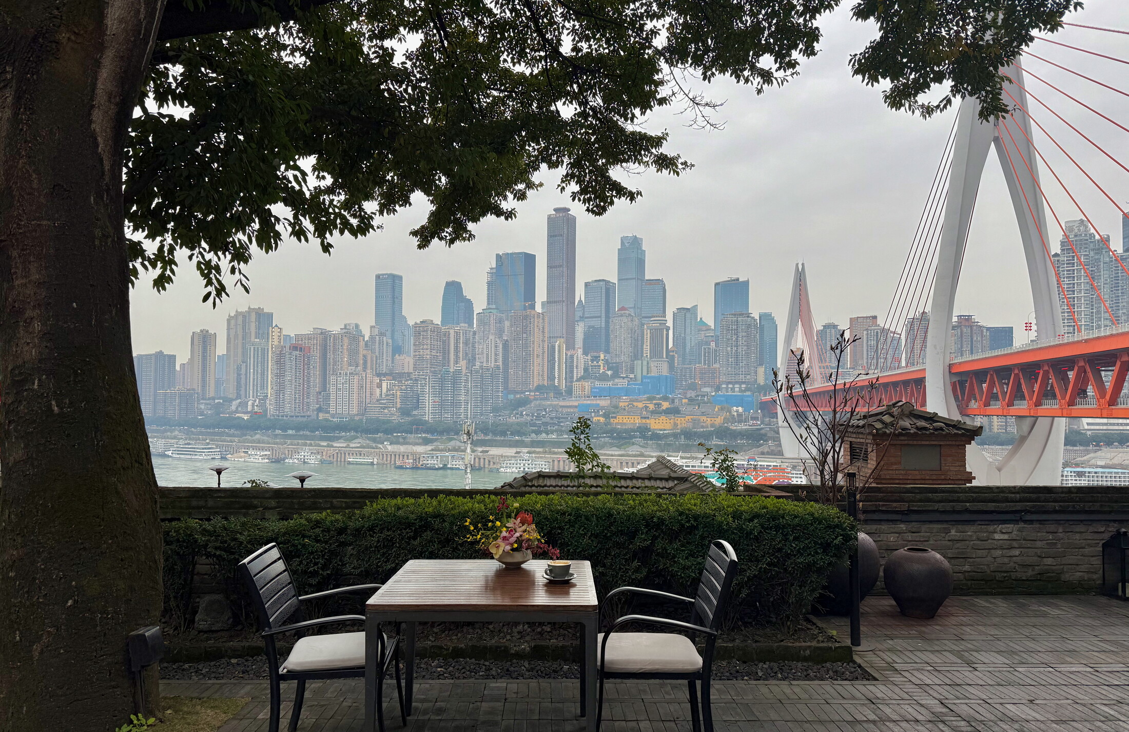Chong Qing during the day