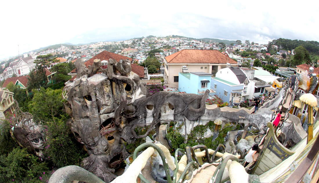 The view from the roof