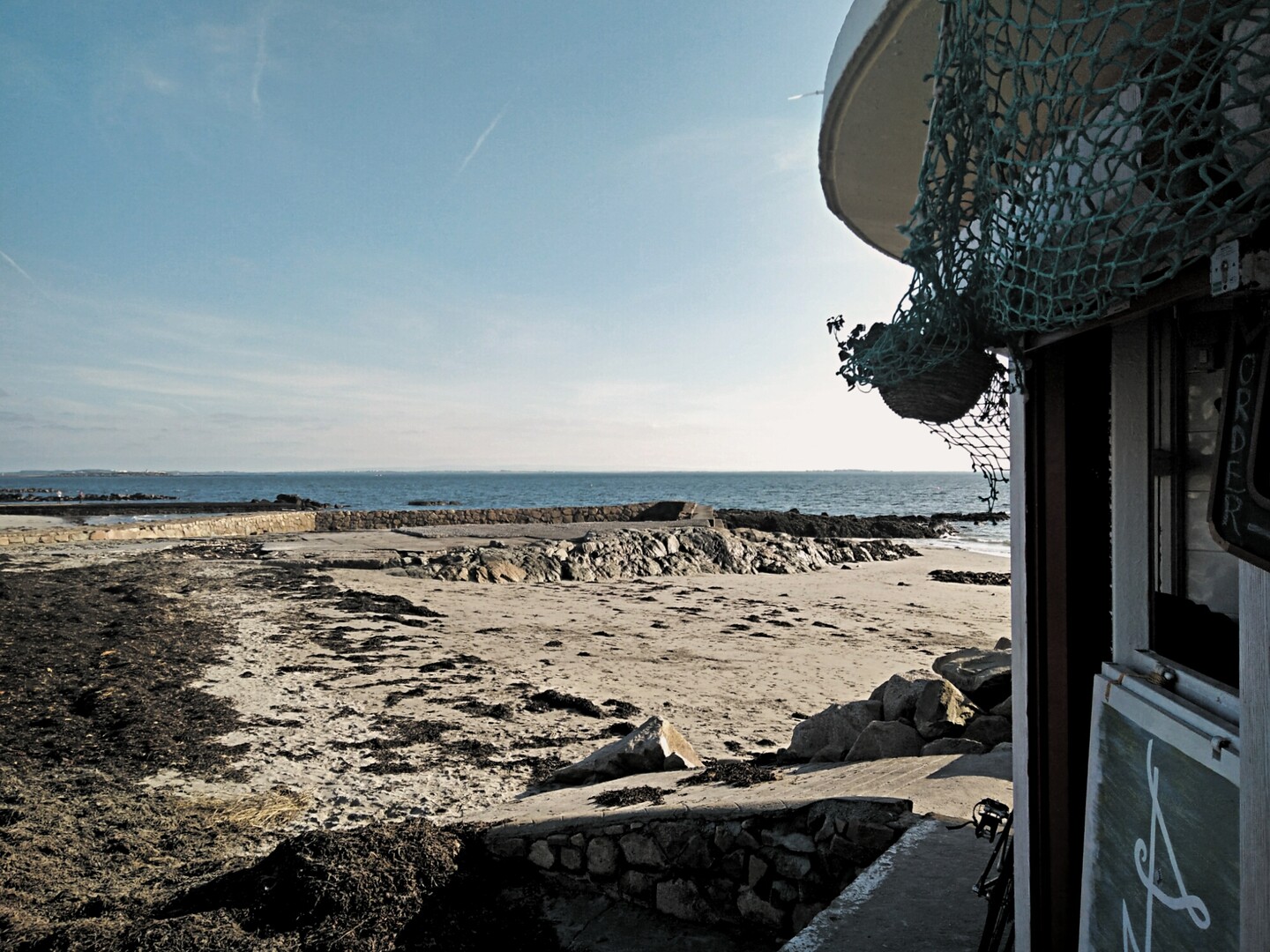 Coffee place on the beach