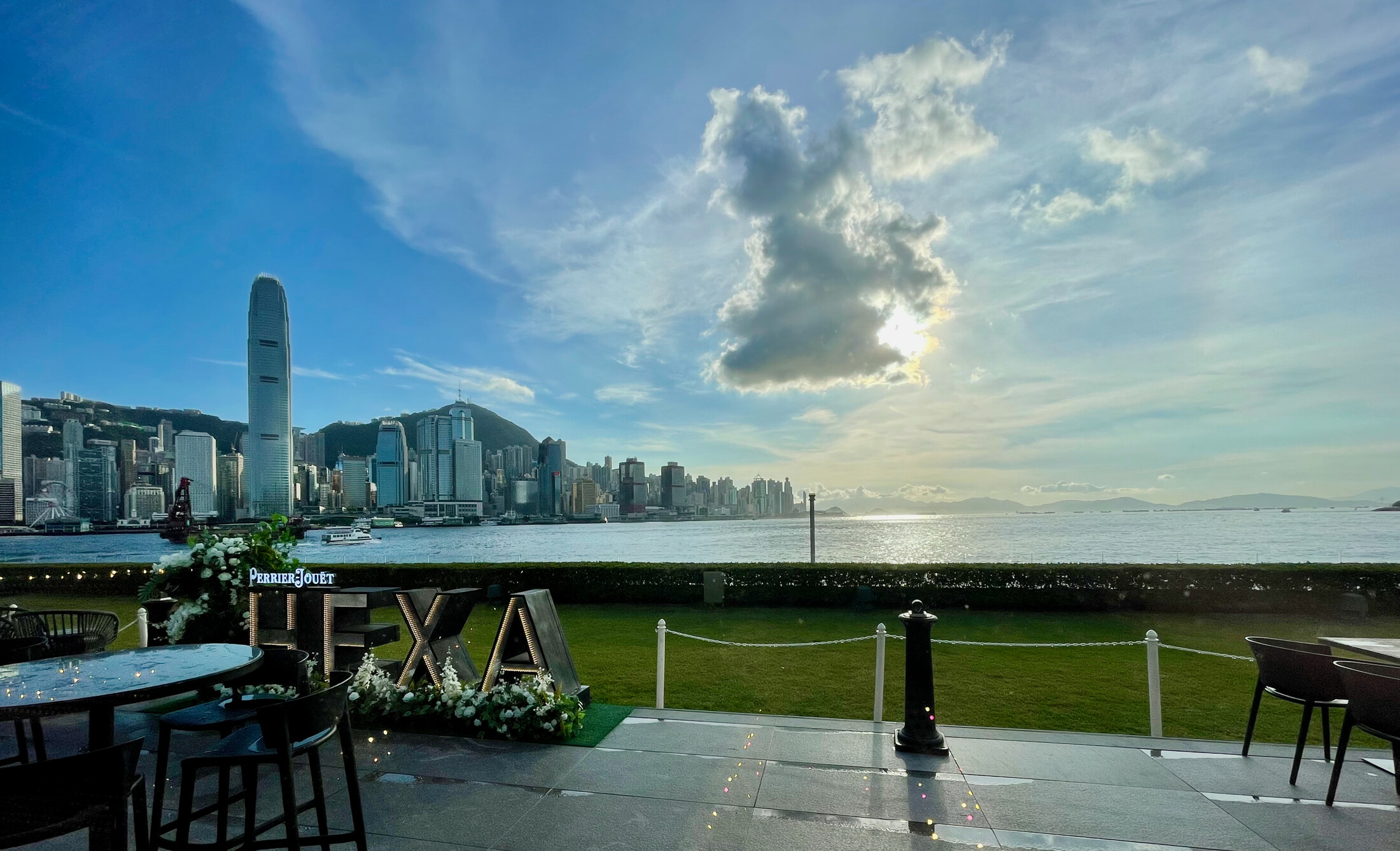 Hong Kong Island view from Tsim Sha Tsui