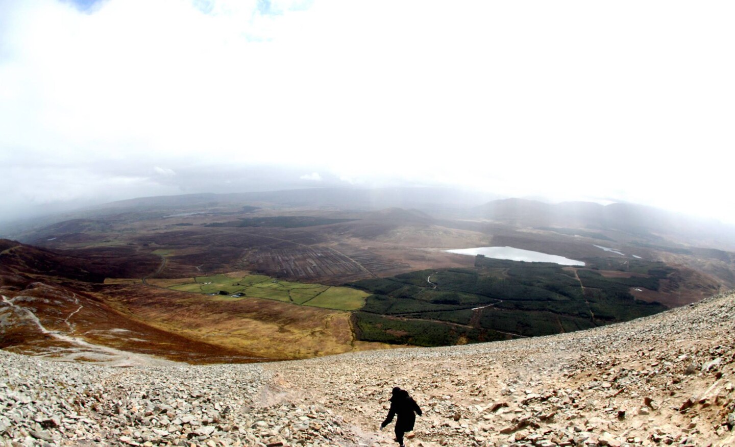 Climbing Crough Patrick