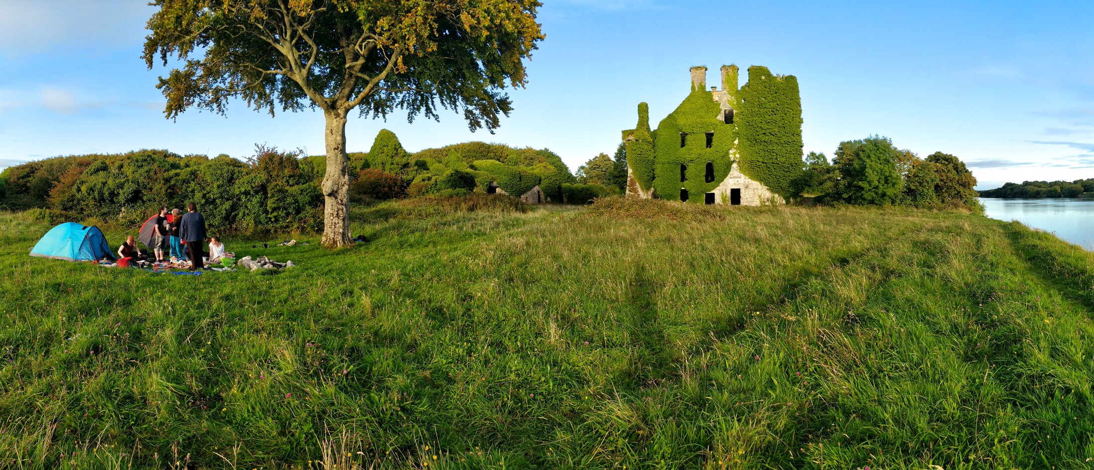 Campsite at Menlo's Castle