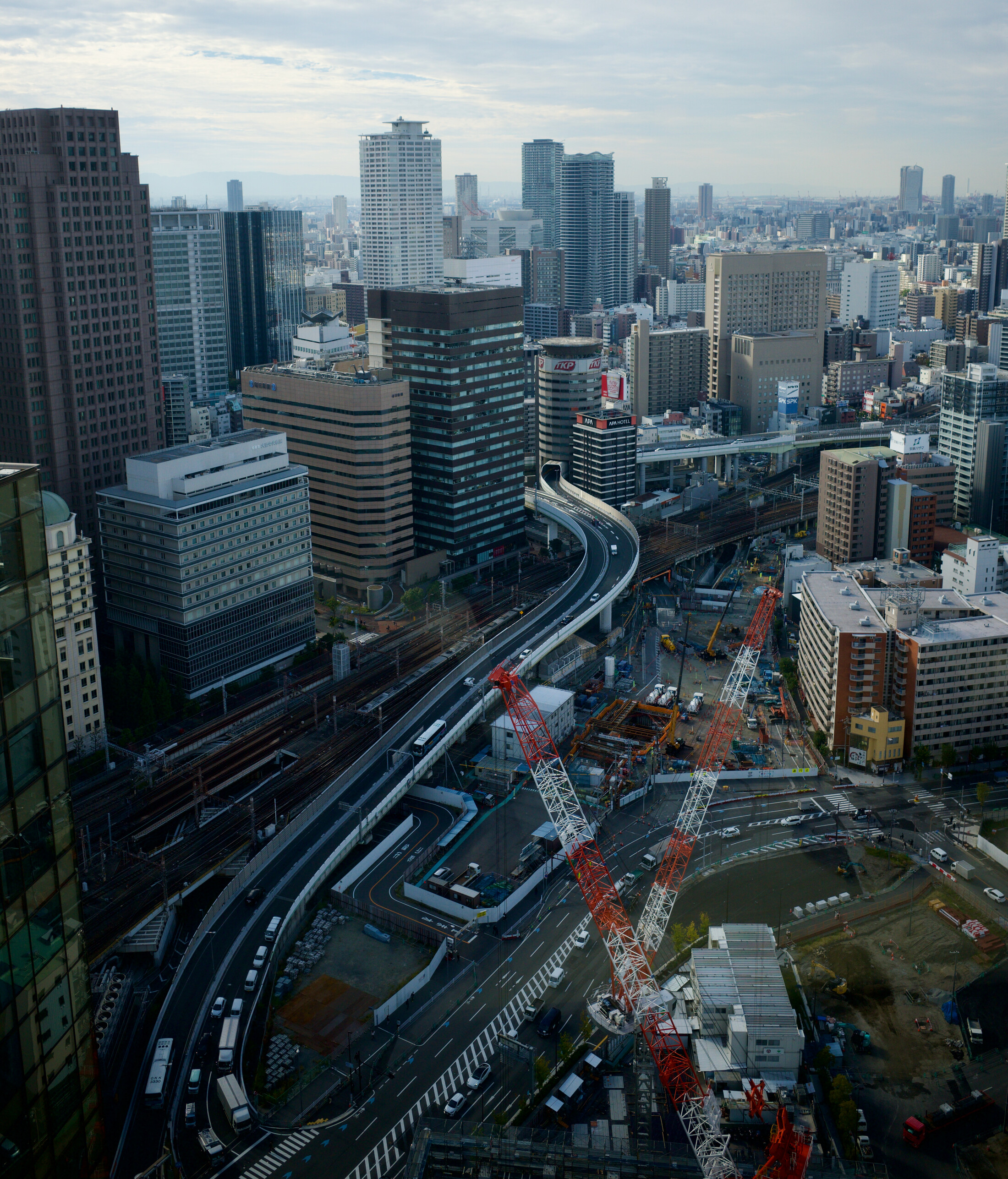 Another view of Osaka from above