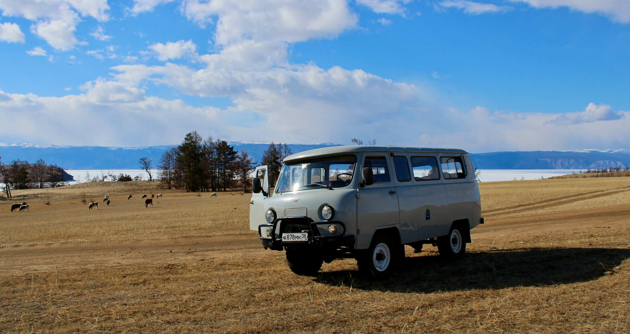 Car on olkhon island